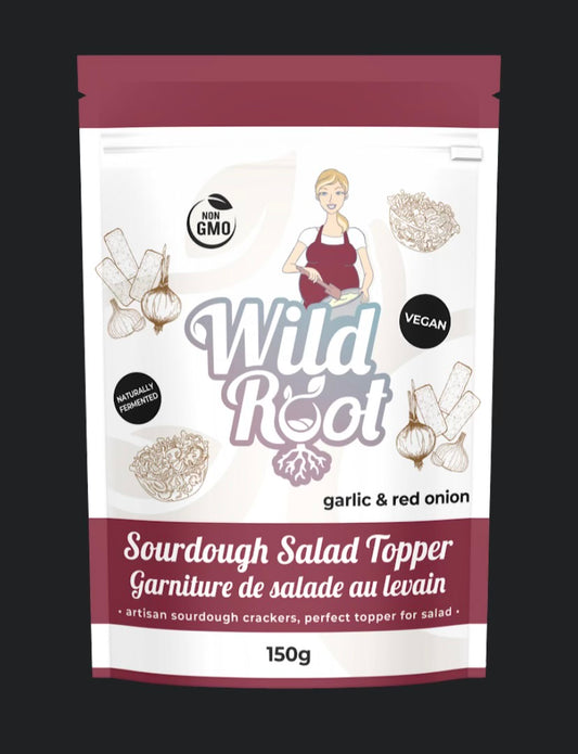 Red Onion & Garlic Sourdough Salad Topper